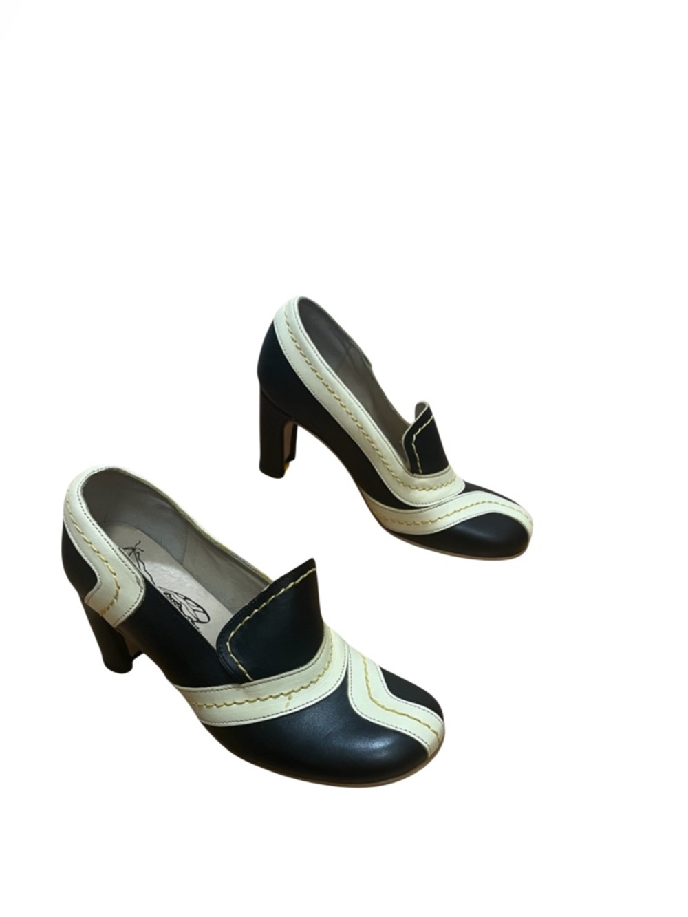 Vintage Y2K Fly London 2 Tone Spectator Oxford Pump